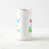 WOW I bin ein Bruder T - Shirt und GIfts Bierglas (Mittel)