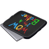 WOW I bin ein Bruder T - Shirt und GIfts Laptopschutzhülle (Vorne Knopf)