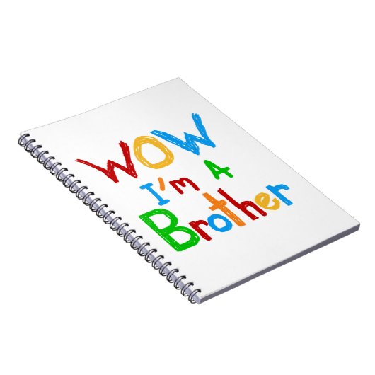 WOW I bin ein Bruder T - Shirt und GIfts Notizblock (Rechte Seite)