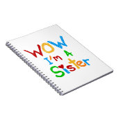 WOW I bin eine Schwester T - Shirt und GIfts Notizblock (Rechte Seite)