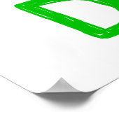 WOW I bin Vater T - Shirt und GIfts Poster (Ecke)