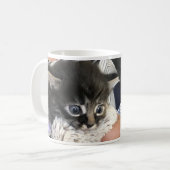 Wow, ich bewundere dich! Katzen-Kaffeetasse Kaffeetasse (Vorderseite Links)