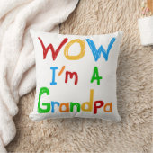 WOW Ich bin ein Großvater T - Shirt und Geschenke Kissen (Decke)