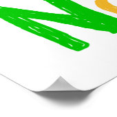 WOW ich bin ein Nana-Shirts und Geschenke Poster (Ecke)