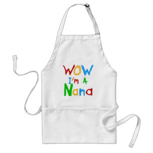 WOW ich bin ein Nana-Shirts und Geschenke Schürze