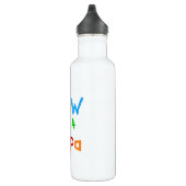 Wow ich bin ein Papa-Hemd und Edelstahlflasche (Rechts)