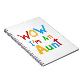 WOW Ich bin eine Tante T Shirts und Geschenke Notizblock (Rechte Seite)