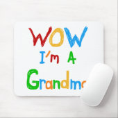 WOW ich bin Oma T - Shirt und Geschenke Mousepad (Mit Mouse)