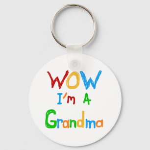 WOW ich bin Oma T - Shirt und Geschenke Schlüsselanhänger