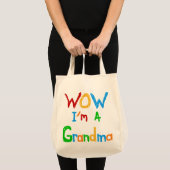 WOW ich bin Oma T - Shirt und Geschenke Tragetasche (Vorderseite (Produkt))