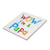 Wow ich bin Papa Tshirts und GIfts Fliese (Seite)