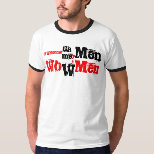 Wow-ist eins unserer Lieblingsverben!!! T-Shirt (Vorderseite)