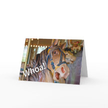 Wow! Look Who is 40 Carousel Horse Happy Birthday