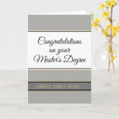 Wow! Master-Abschluss-Karte Karte (Gelbe Blume)