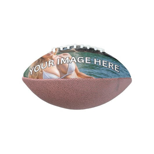 WOW! 🏈 Mini Football - Bild oder Text hinzufügen (Gedreht 90)