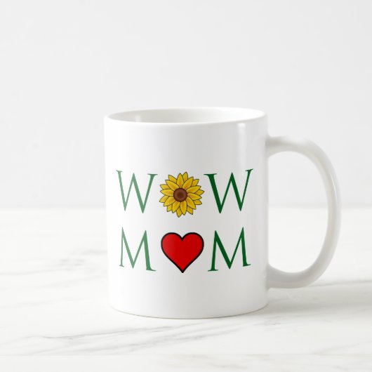 Wow_Mom Kaffeetasse (Rechts)