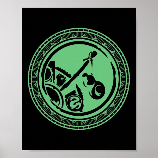 Wow Monk Role Playing Gamer  Poster (Vorne)