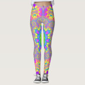 ~ WOW Multicologe Hübsche Niedlich ~ Original Leggings (Vorderseite)