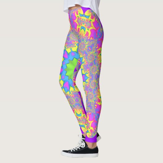 ~ WOW Multicologe Hübsche Niedlich ~ Original Leggings (Links)