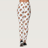 Wow Omg Retro Comic Strip Typografie Leggings (Rückseite)
