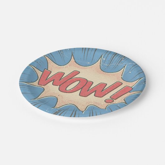 Wow! Pappteller (Schrägansicht)