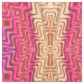 WOW! Pink Coral Gold Hübsch 3D Stoff (Nahaufnahme)