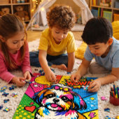 „WOW! Pop-Art Shih Tzu“ Puzzle