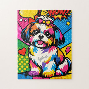„WOW! Pop-Art Shih Tzu“ Puzzle
