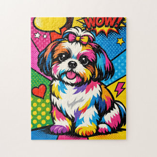 „WOW! Pop-Art Shih Tzu“ Puzzle