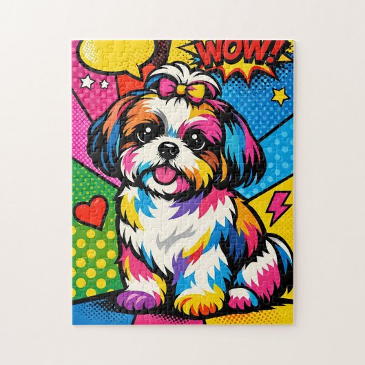 „WOW! Pop-Art Shih Tzu“ Puzzle