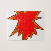 Wow Pop Pow Comic Art Super Heroes Word Bubble Puzzle (Horizontal)