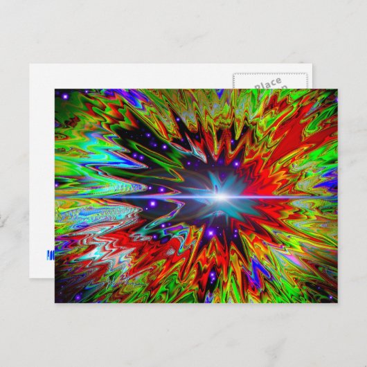 Wow Post Card Postkarte (Vorne/Hinten)