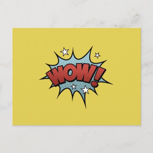 Wow! Postkarte (Vorderseite)