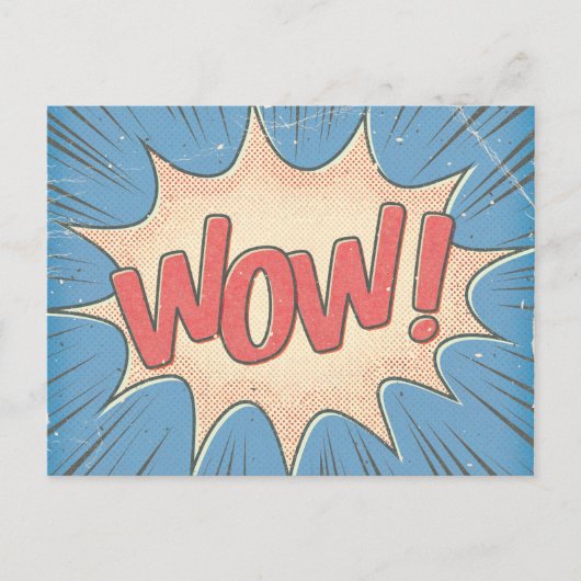 Wow! Postkarte (Vorderseite)