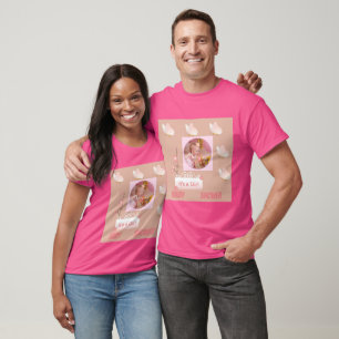 Wow Rosa Baby Shower zur Begrüßung des Babys T-Shirt