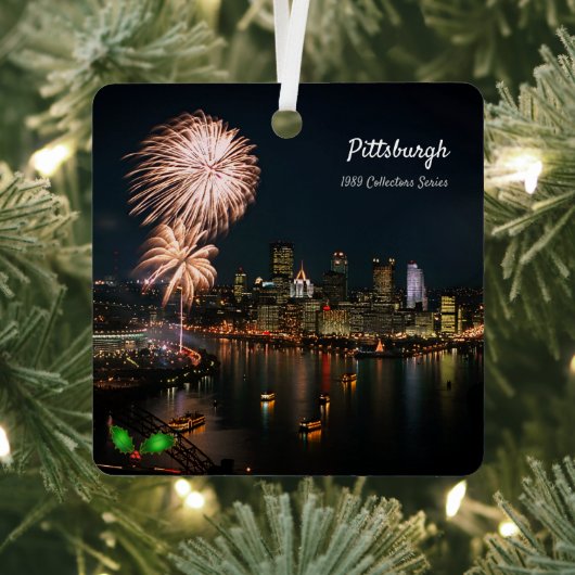 WOW- Seltene Kollektoren von Pittsburgh 1989 Ornament Aus Metall (InSitu)