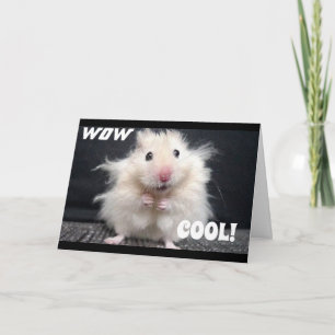 WOW SIE SIND **60** SAGT COOLE HAMSTER-KARTE KARTE