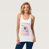 "Wow so liebte T - Shirt: Spread Positivity and Fe Tank Top (Vorderseite Vollansicht)