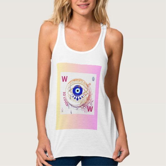 "Wow so liebte T - Shirt: Spread Positivity and Fe Tank Top (Vorderseite)