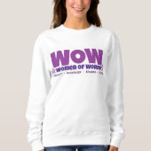 Wow-Sweatshirt Sweatshirt (Vorderseite)