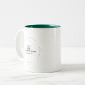 Wow-Tasse 15oz (Grün) Zweifarbige Tasse (Vorderseite Links)