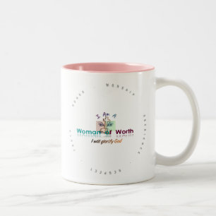 Wow-Tasse (Rosa) Zweifarbige Tasse