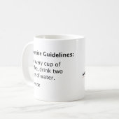 WOW-Übungsrichtlinien - Kaffee-Tasse Kaffeetasse (Vorderseite Links)