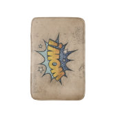 WOW! Vintages Comic Buch Steampunk Pop Kunst Badematte (Vorderseite Vertikal)