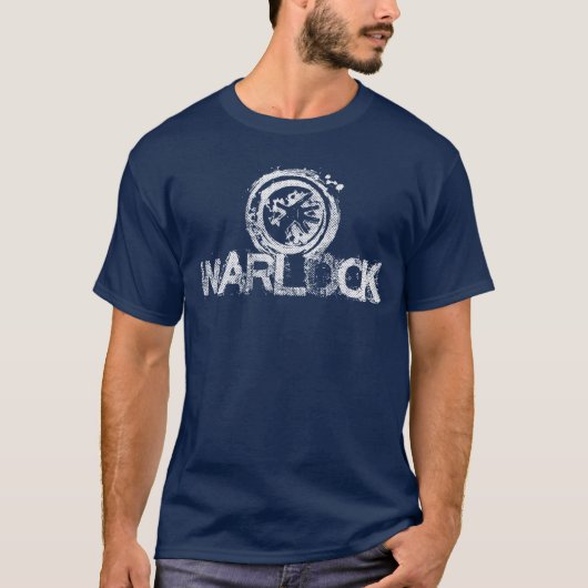 Wow Warlock Gamerin T-Shirt (Vorderseite)