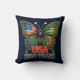 WOW! Wings of Freedom Schmetterling USA 250 Jahre Kissen