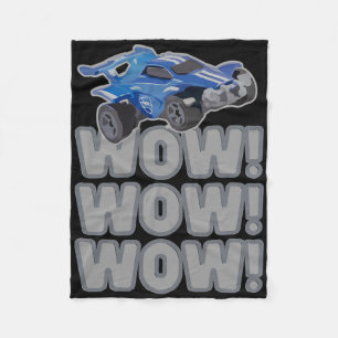 Wow! Wow! Wow! Rocket-Fußballspiel Fleecedecke