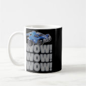 Wow! Wow! Wow! Rocket-Fußballspiel Kaffeetasse (Links)