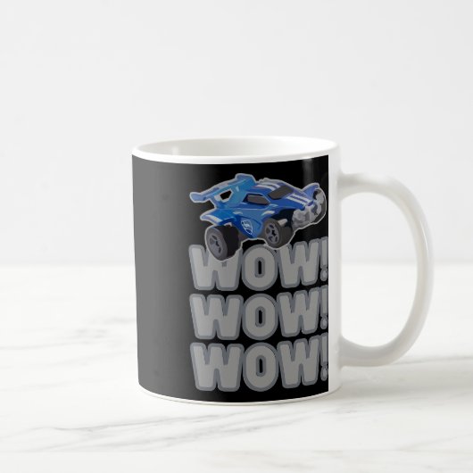 Wow! Wow! Wow! Rocket-Fußballspiel Kaffeetasse (Rechts)