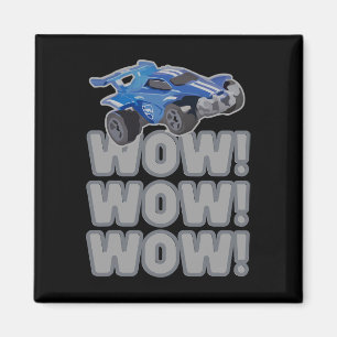 Wow! Wow! Wow! Rocket-Fußballspiel Magnet